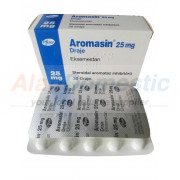 Aromasin, 1 box, 30 tabs, 25 mg/tab..